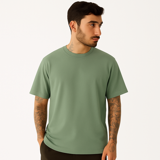 Men's Sage Green Oversized T-shirt