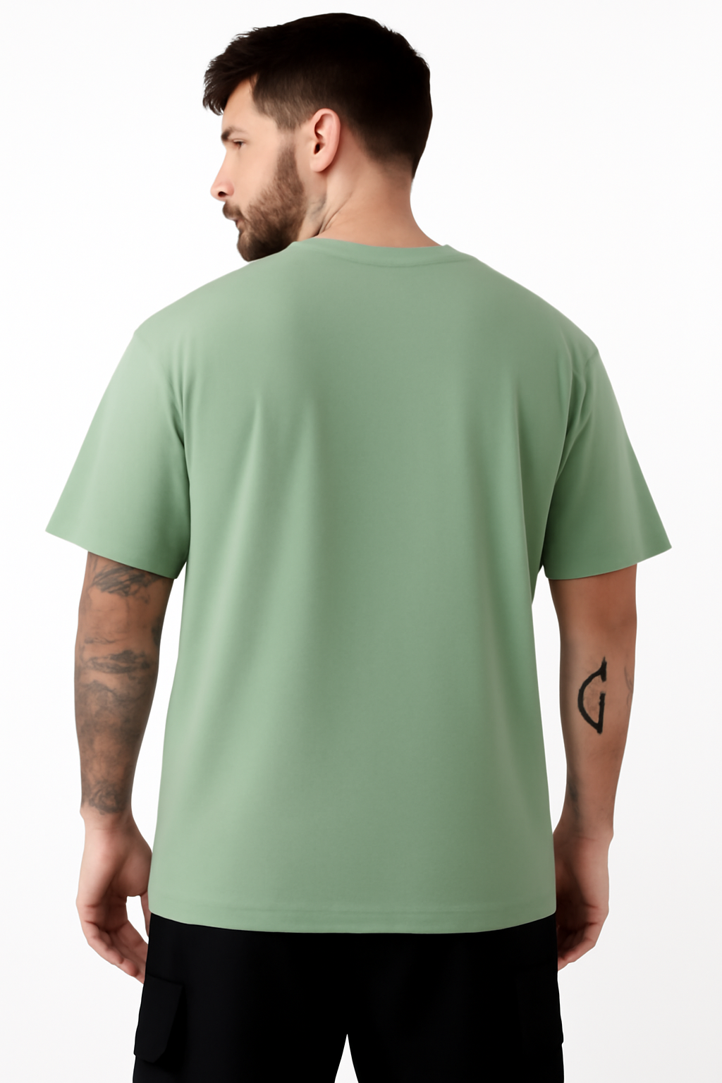 Men's Sage Green Oversized T-shirt